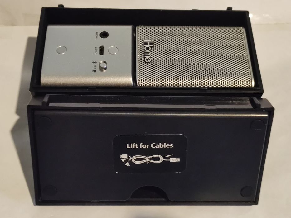 Colunas portáteis wireless ihome IDM15 cinzentas