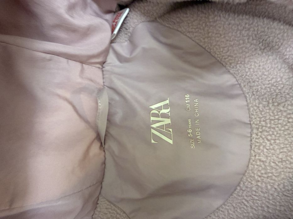 Куртка zara демісезонна для дівчинки, розмір 116.