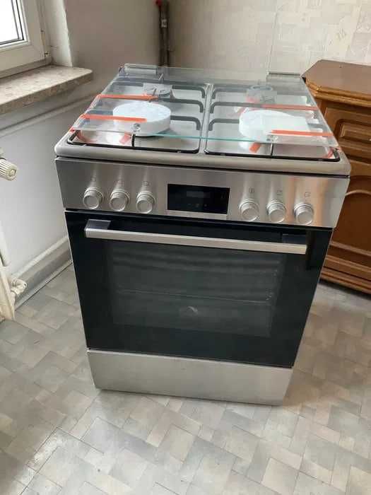 Газова плита нержавійка BOSCH HXN390D50L! Доставлю!