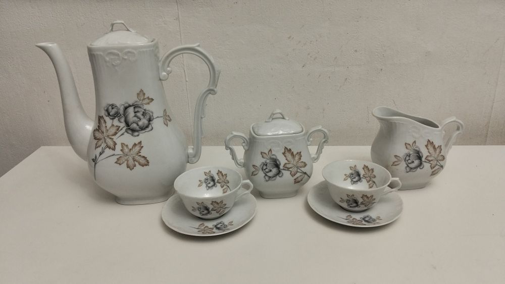 Serviço chá e café da vista alegre