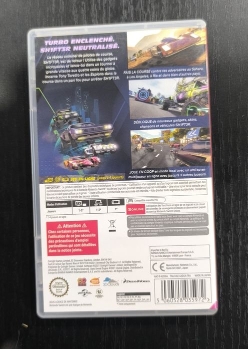 Fast and furious spy racers Nintendo switch