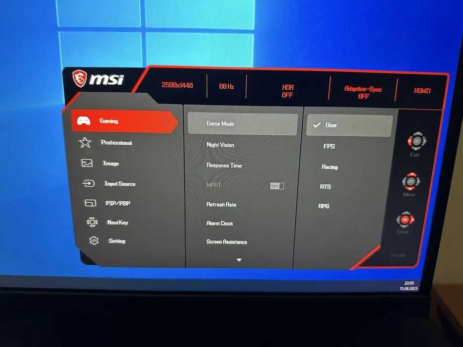 монітор msi g274qpx 2к 240 hz