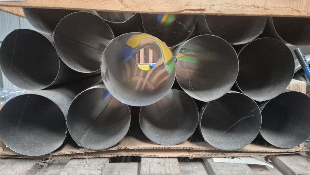 RURA NIERDZEWNA fi 150 kolanko fi 150 fi 180 fi200 20cm rury z kwasówk