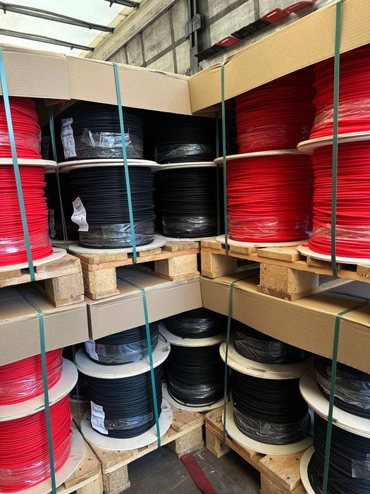 Кабель КВЕ для сонячних станцій 6мм чорний\червоний