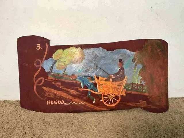 Arte Folk - Placa Pintada à Mão