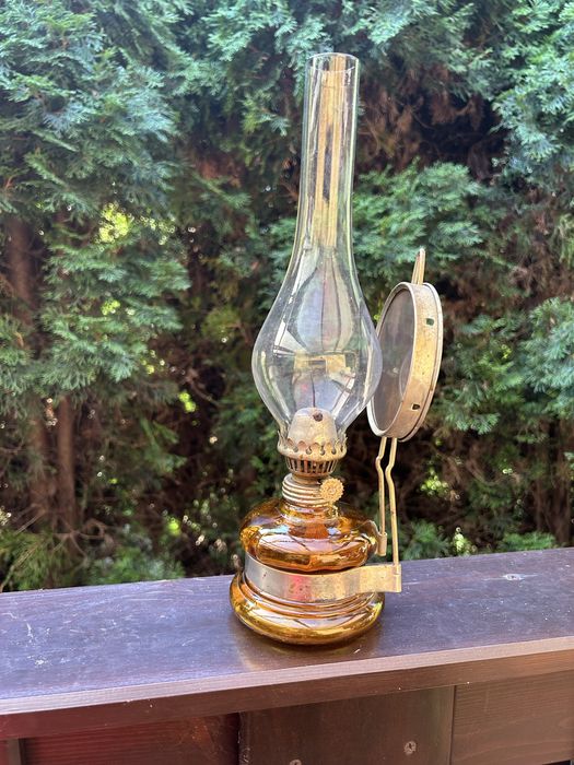 Stara lampa naftowa wys 34 cm,31cm,34cm