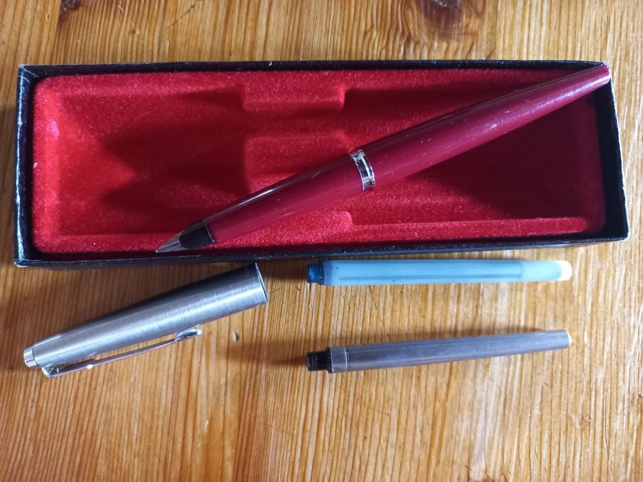 Caneta parker tinta permanente