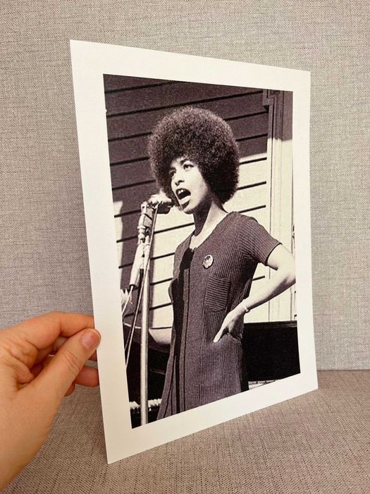 Poster de Angela Davis - Ícone dos Direitos Civis- Exclusivo!