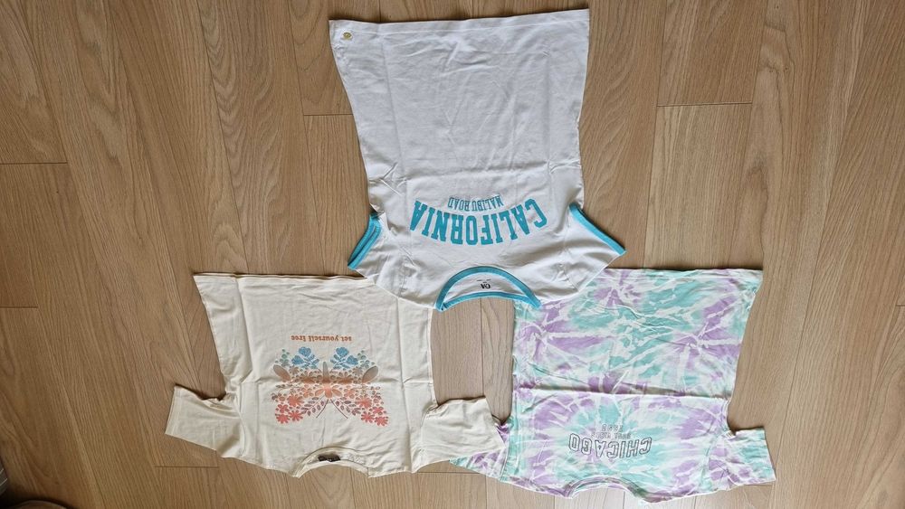 Zestaw t-shirtów dziewczęcych C&A rozm. 170/176