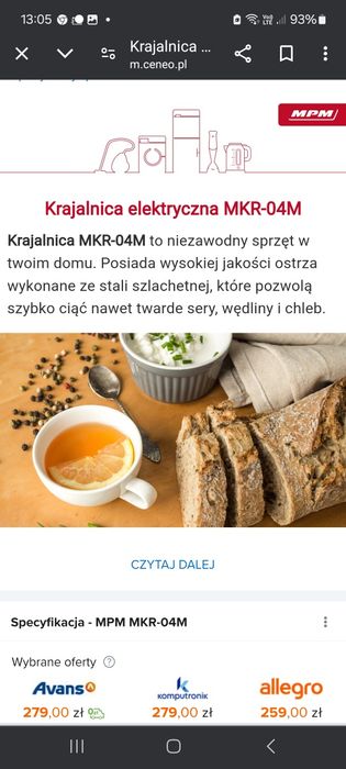 Krajalnica MPM MKR-04M