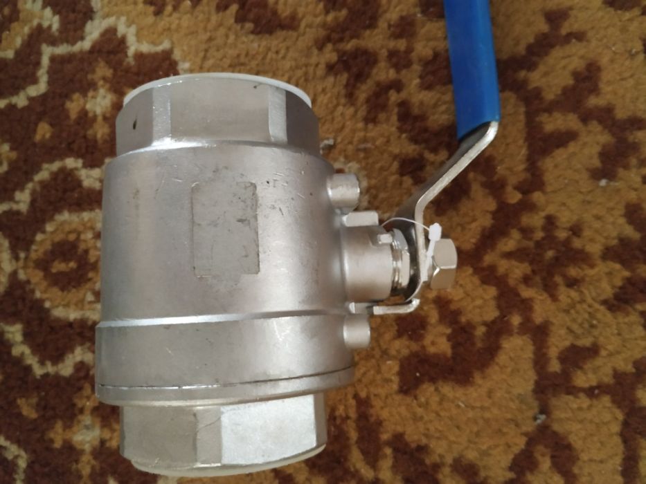 Шаровый кран муфтовый нержавеющий  Ду 32 мм Ру 16 кгс/см2