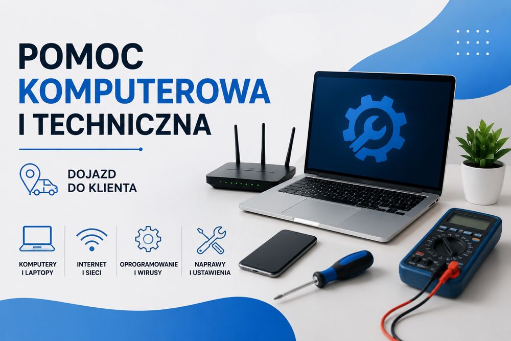 Pomoc Komputerowa i techniczna, dojazd do klienta