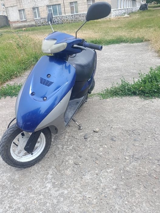 Скутер suzuki lets 2 new на ходу , мопед летс 2 .