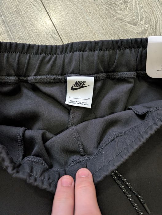 Шорти Найк Тек Фліс Чорні / Nike Tech Fleece / Відправка сьогодні!