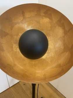 Candeeiro de pé Ideal Lux Preto e Dourado