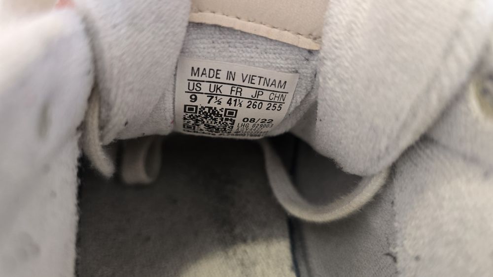 Adidas court tourino sn99 ténis 41 1/3 sapatilhas branco calçado homem