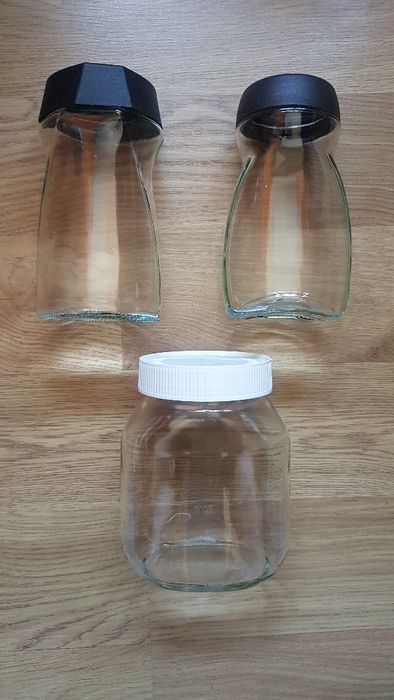 Frascos de Vidro Limpos para decoração ou armazenar alimentos