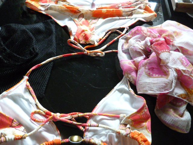 Bikinni pareo torebka XL  4 czesci