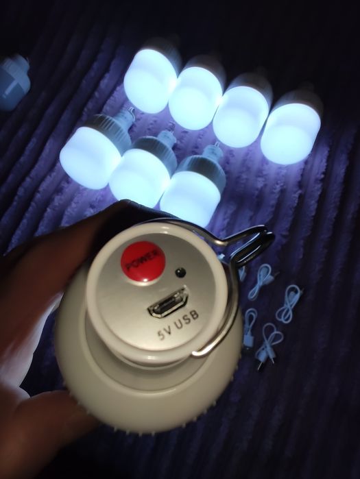 LED лампа USB зарядка