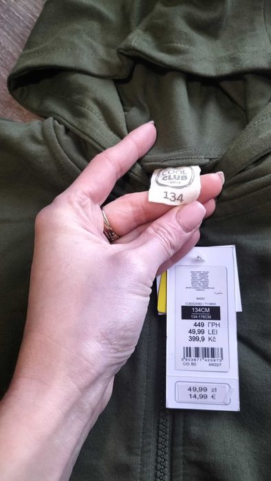 Nowa Bluza cool club r. 134