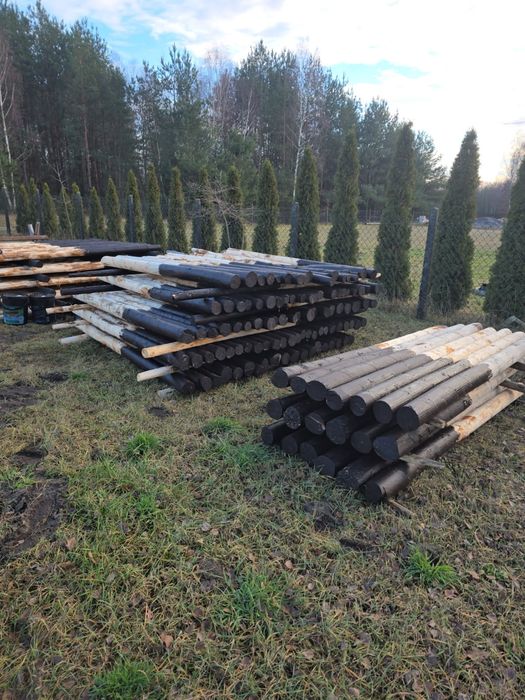 Słupki Pale Sosnowe Okorowane !!!