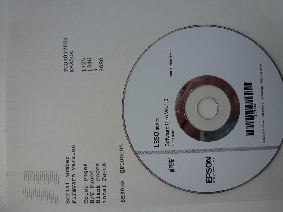 МФУ Epson L 350 рабочий, в хорошем состоянии.