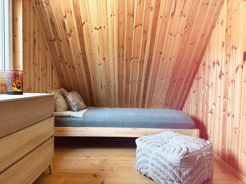 Wynajmę domek nad jeziorem z balią i kominkiem