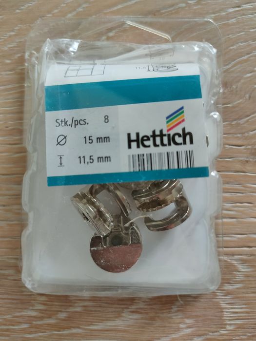 Hettich Złącze mimośrodowe śr. 15 mm