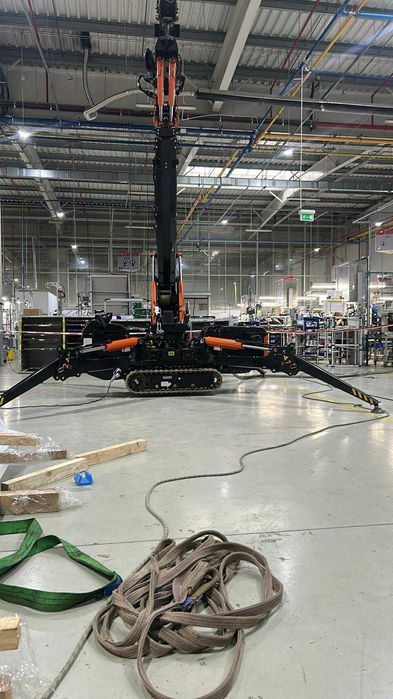 Usługi BG Lift Mini Żuraw dźwig montaż okien