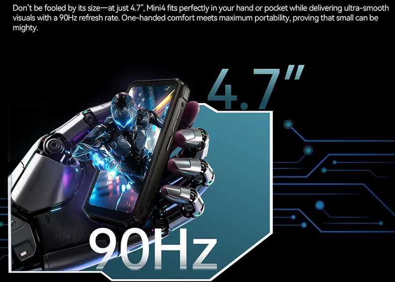 Cubot KingKong Mini 4. 16Gb(6+10)/128Gb, 90Hz, 48Mp/16Mp, 4700Ma, NFC