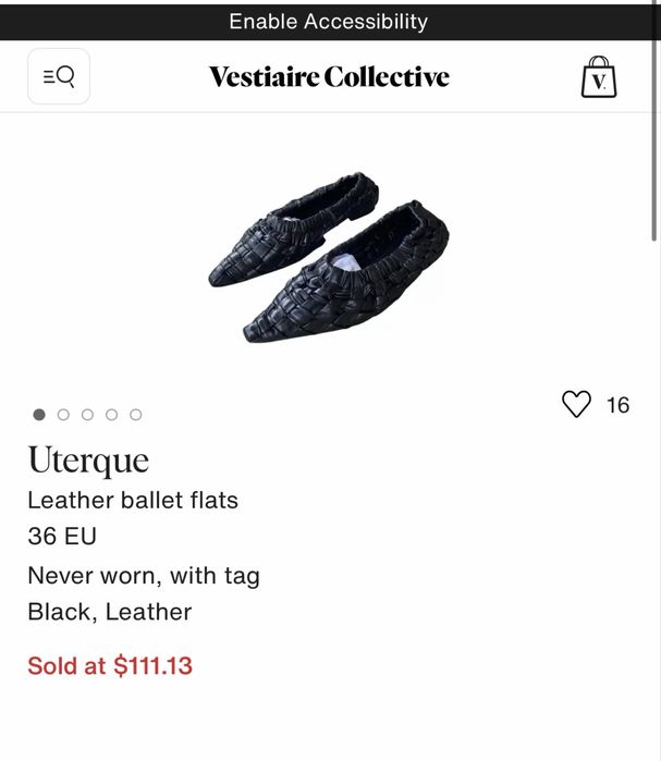 Балетки, туфлі uterque