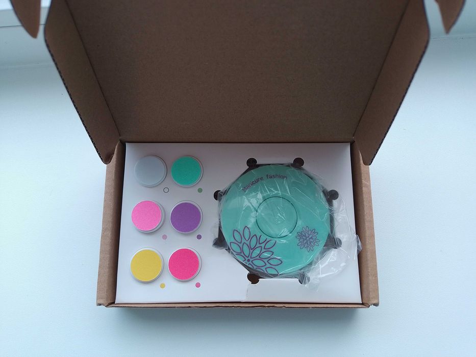 Электрический триммер для ногтей младенцев малышей 6 насадок