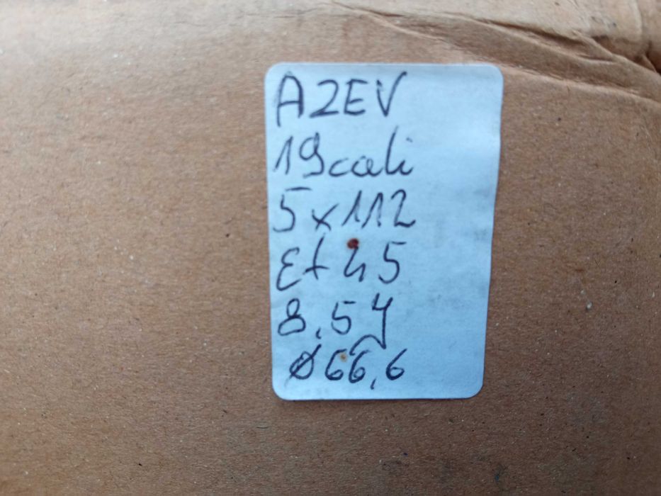 Felgi AZEV 19cali 5x112 et45 8,5J Audi Mercedes BMW VW Skoda Seat