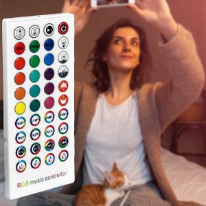 Taśma LED 20m 24V RGB Smart LED, zmiana kolorów