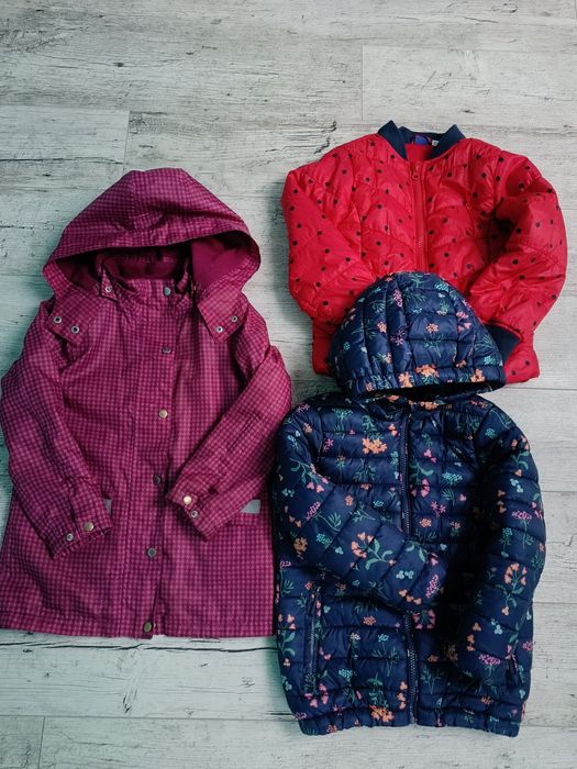 Paka dla dziewczynki koszulki spodnie dresowe kurtki 116