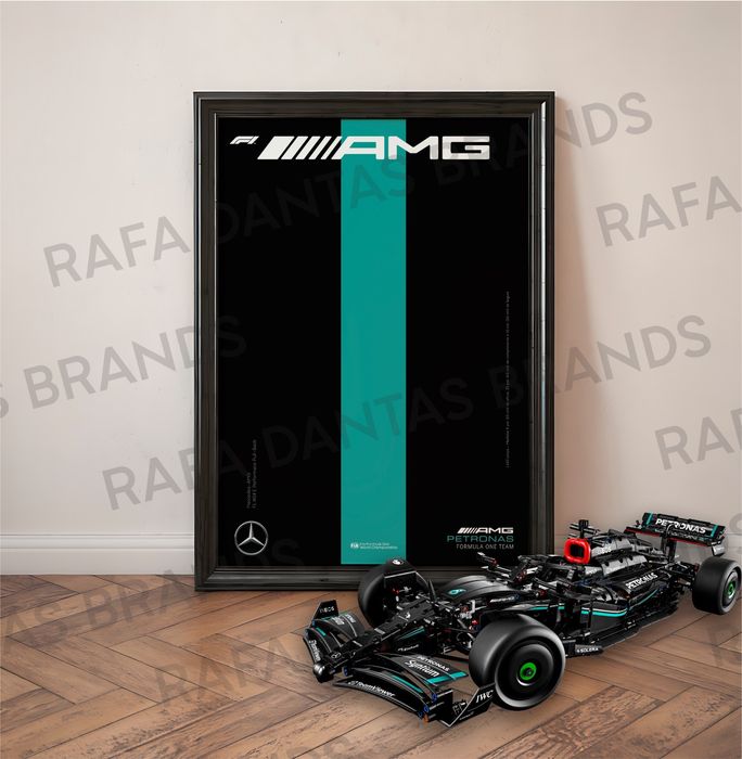 Poster's para impressão Lego AMG-MERCEDES F1