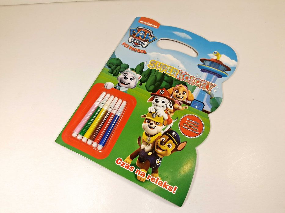 D123 Psi Patrol Super Kolory Kolorowanka Z Flamastrami Czas Na Relaks