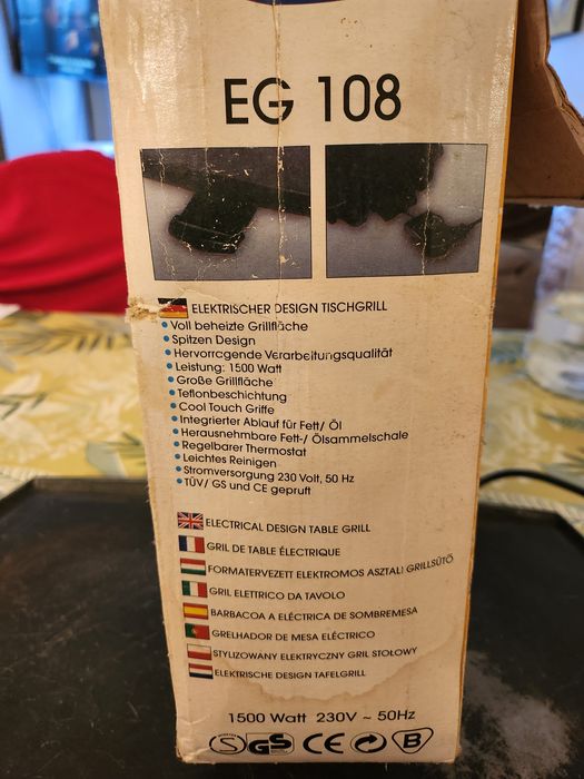 Grelhador mesa eletrico