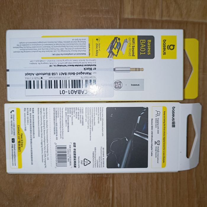 Адаптер Baseus Bluetooth AUX