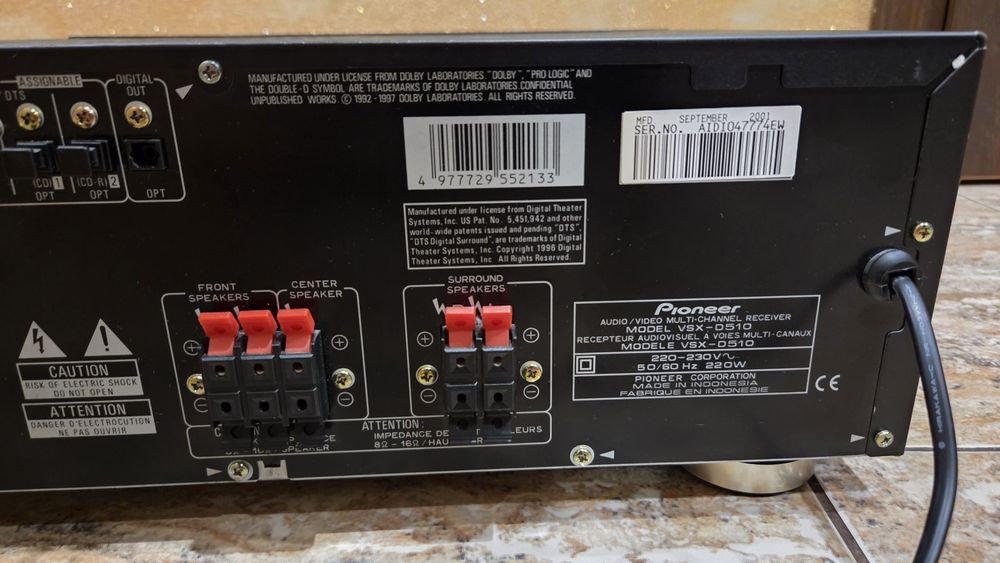 Amplituner 5.1 Pioneer VSX-D510 | 100% Sprawny | Okazja