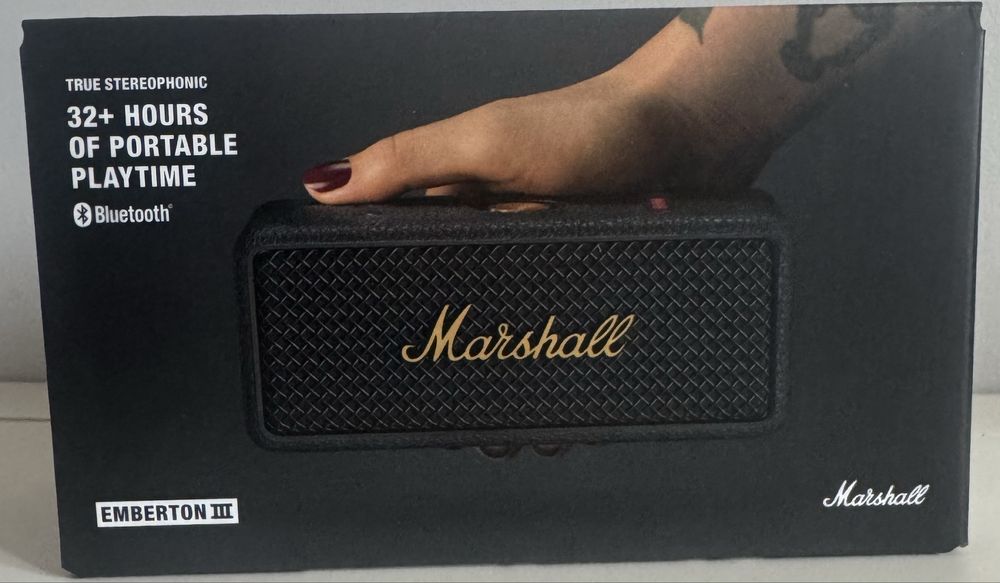 Coluna portátil Marshall Emberton III