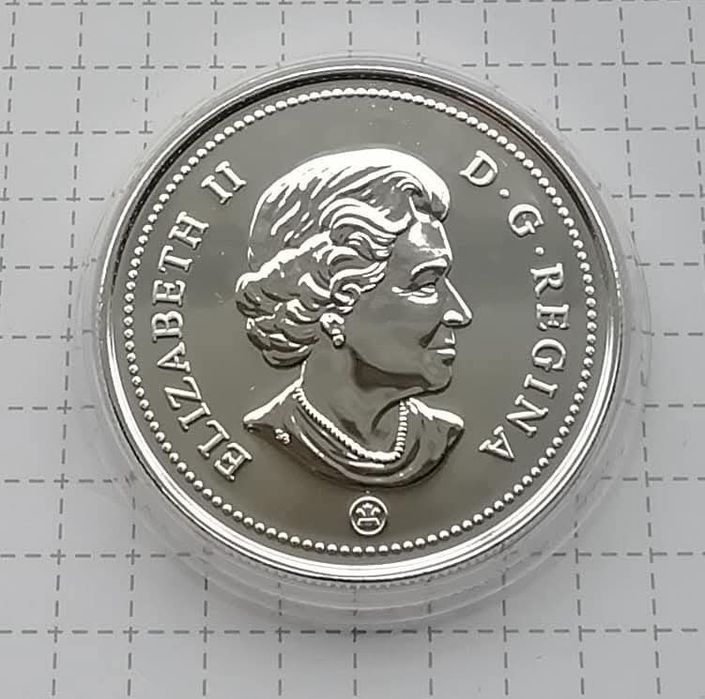 Канада 1 долар 2008р. СРІБЛО. 400 років Квебек. Футляр!