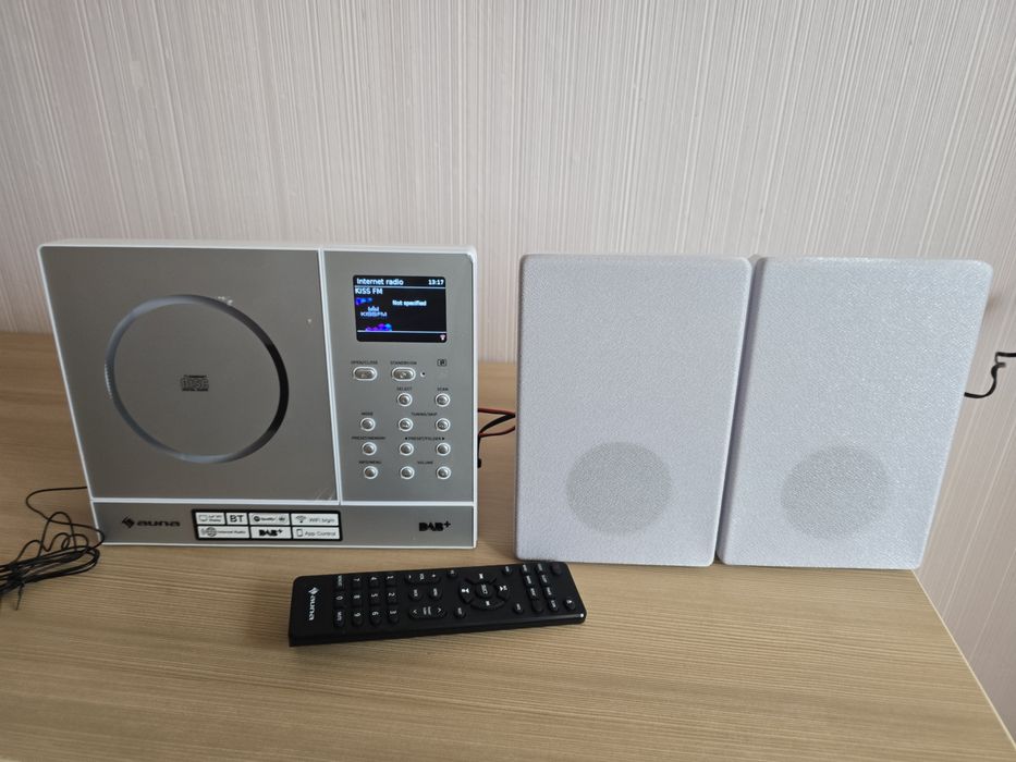 Інтернет радіо Auna Connect Vertical 10034997 WiFi/CD/BT/USB/FM/AUX/DA