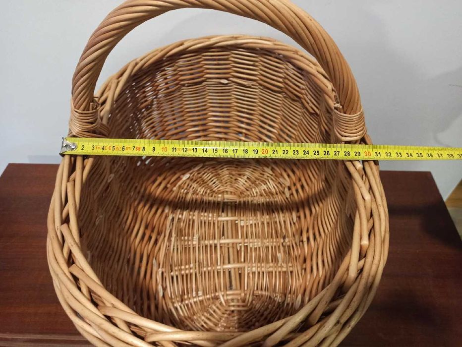 Wiklinowy kosz,koszyk''Duży''