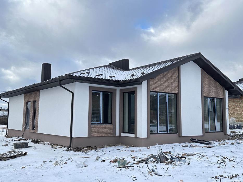 Продам котедж 80м2 від Забудовника! З штукатурними роботами.