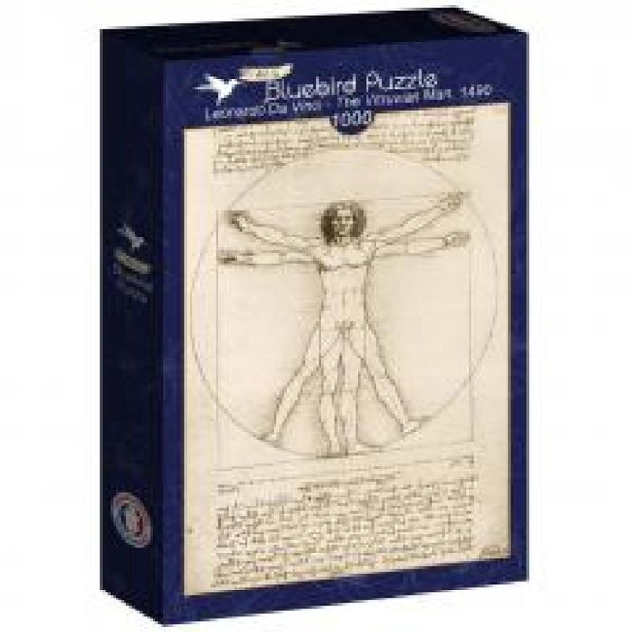 Puzzle 1000 Leonardo Da Vinci 1490 pudełko,244x362 mm