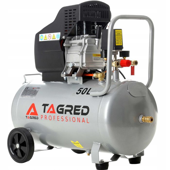 Kompresor sprężarka kompresor  50 L  1 x OLEJ Solidny Mocny 9BAR 3,8KM