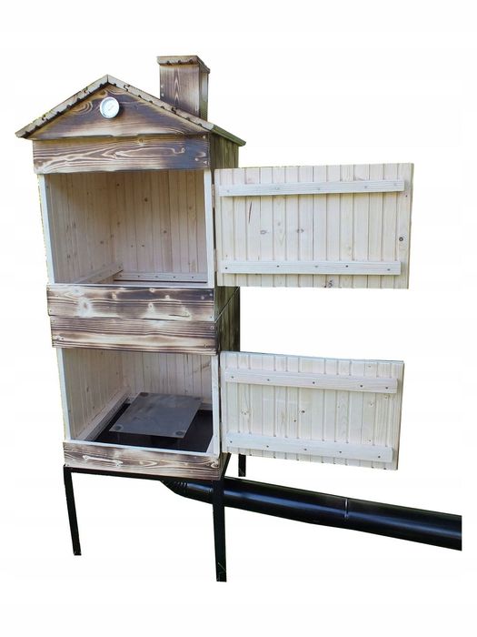 Wędzarnia Drewniana Ogrodowa Opalana Impregnowana