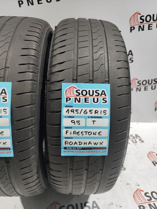 2 pneus semi novos firestone 195-65R15 - Oferta dos Portes