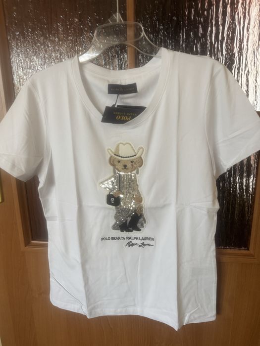 Biala damska koszulka Ralph Lauren xl